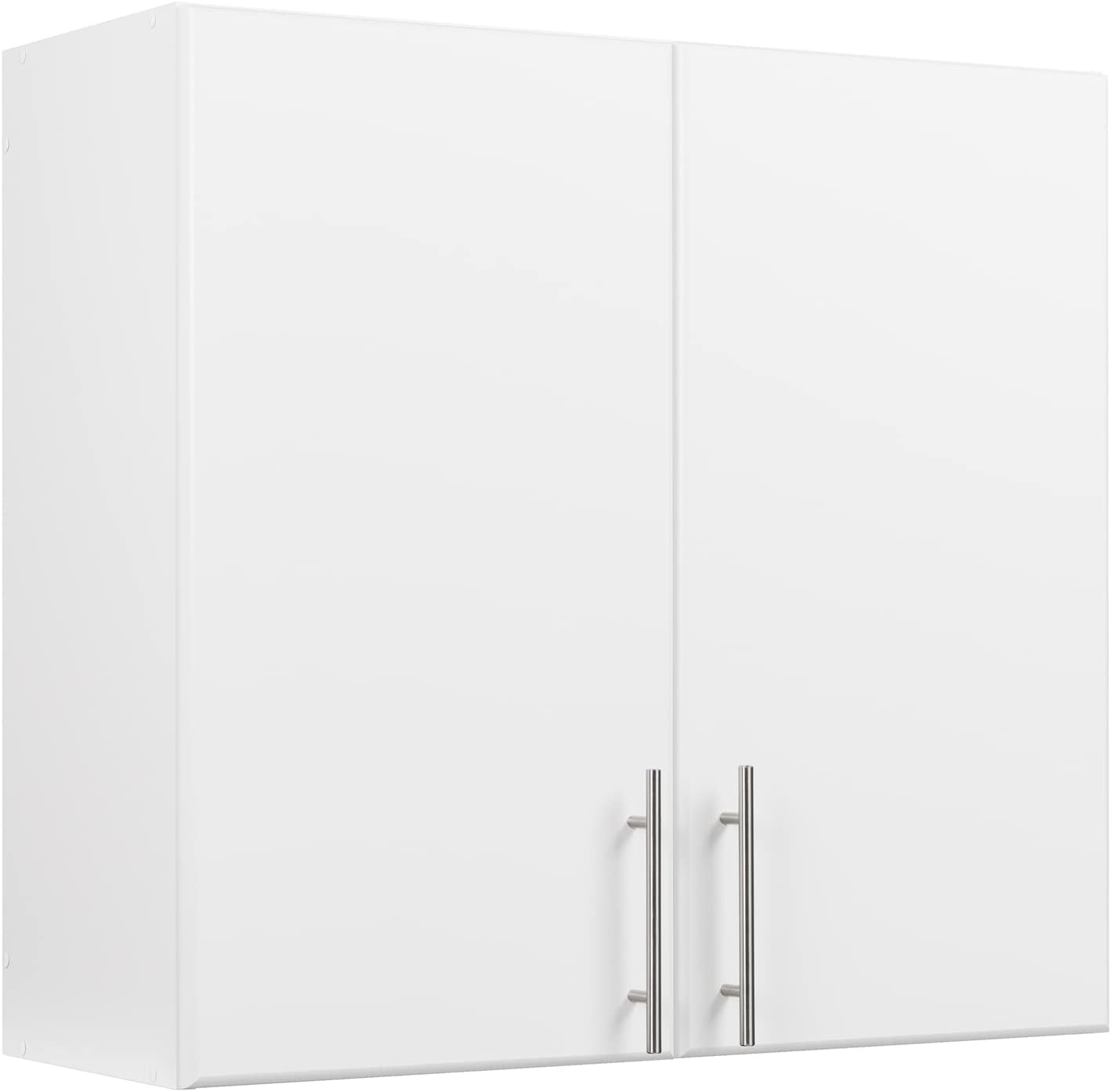 NEW - Prepac Elite 32in Wall Cabinet, White Storage Cabinet, Bathroom Cabinet, Pantry Cabinet with 1 Adjustable Shelf 12" D x 32" W x 30" H, WEW-3230 - Retail $102