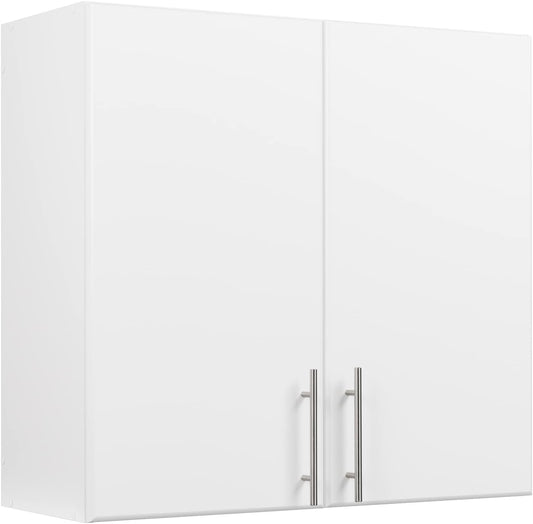 NEW - Prepac Elite 32in Wall Cabinet, White Storage Cabinet, Bathroom Cabinet, Pantry Cabinet with 1 Adjustable Shelf 12" D x 32" W x 30" H, WEW-3230 - Retail $102