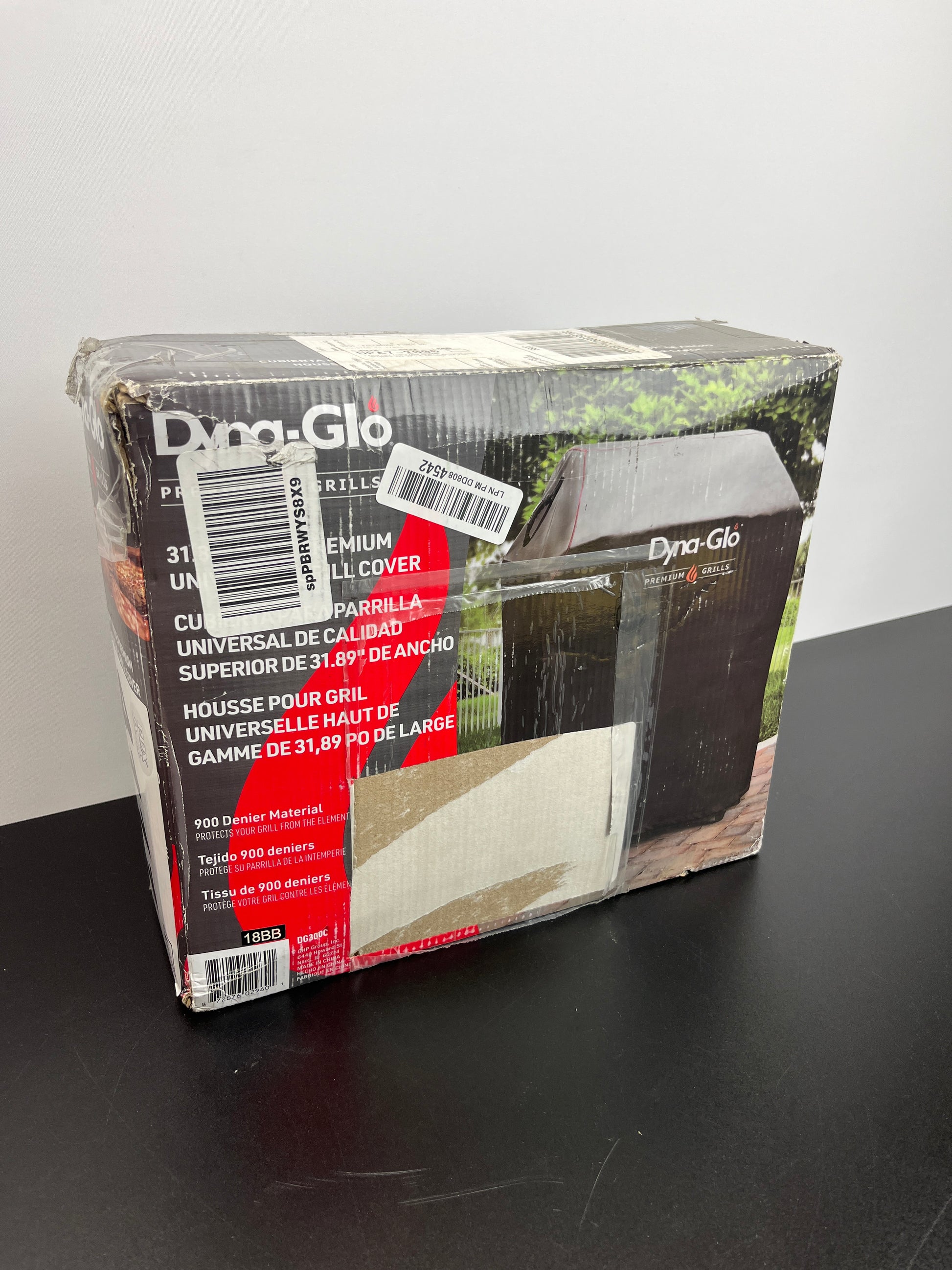 Dyna-Glo DG300C Premium Small Space LP Gas Grill Cover, Black - Retail $49