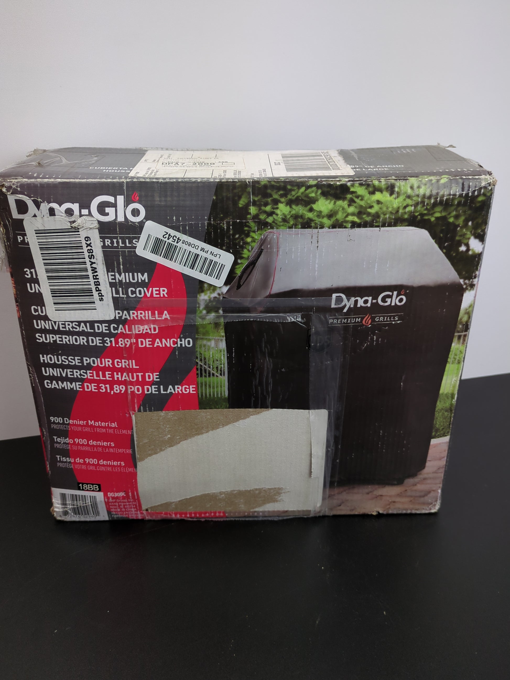 Dyna-Glo DG300C Premium Small Space LP Gas Grill Cover, Black - Retail $49