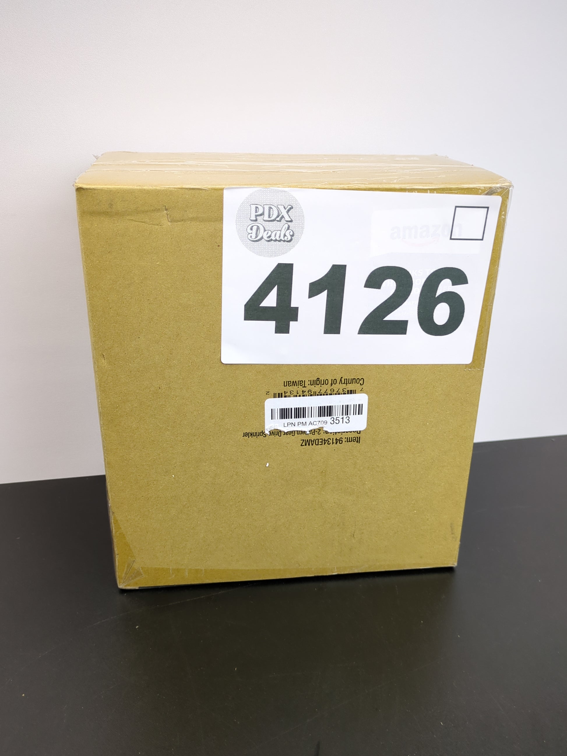 Eden 94134 2-Pattern Turbo Gear Drive Sprinkler for Yard w/Quick Connect Starter Kit Flow Control with Removable Filter, 360 Degree Coverage - Retail $26