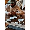 Barebones Neelum Zipper Pouch: Stylish Tool Bag & Travel Bag for Office Supplies, Makeup, and Chargers – Versatile Pencil Pouch with Durable Waxed Canvas and Water-Resistant Design (Small)
