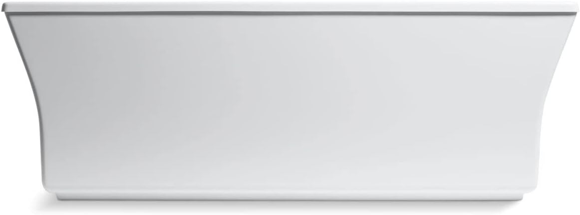 NEW - Kohler 6367-0 Stargaze 72-Inch X 36-Inch Freestanding Bath with Fluted Shroud and Center Drain