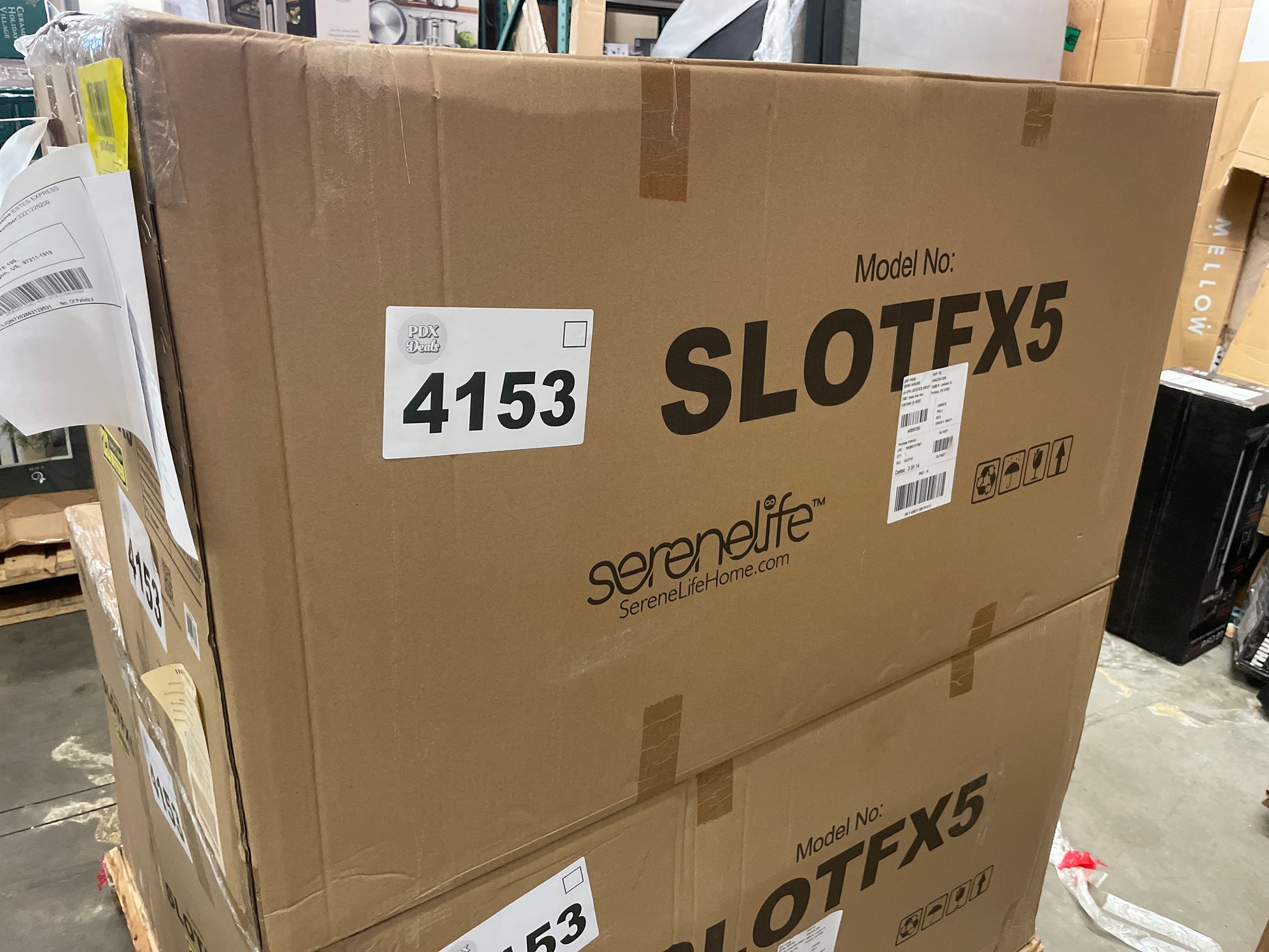 SereneLife Porch Furniture 4 Piece Accessories and Decor Outdoor, Balcony Patio Conversation, Bistro Set, PE Rattan Wicker Chairs w/Soft Cushion & Glass Coffee Table-SLOTFX5, Brown - Retail $188