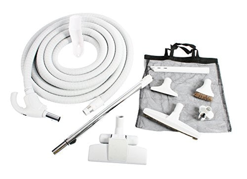 Cen-Tec Systems 94269 Central Vacuum Low Voltage Kit with 30 Ft. Switch Control Hose Light Gray