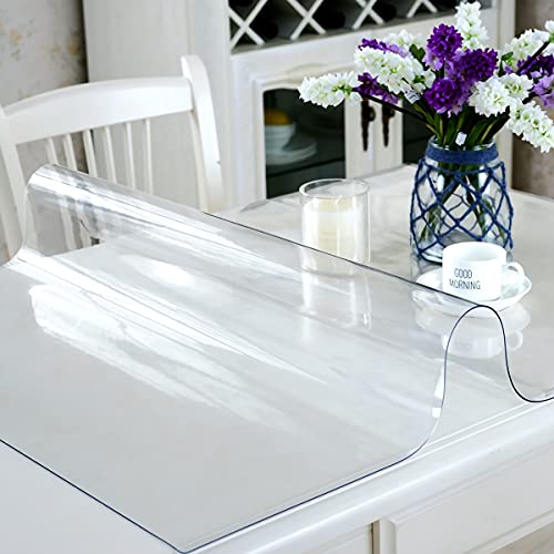 Royhom Clear Table Protector 20 x 60 Inch, 2mm Plastic Table Cover