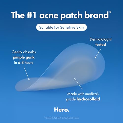 Hero Cosmetics Mighty Patch Invisible+ Daytime Acne Pimple Patch, 72 Ct