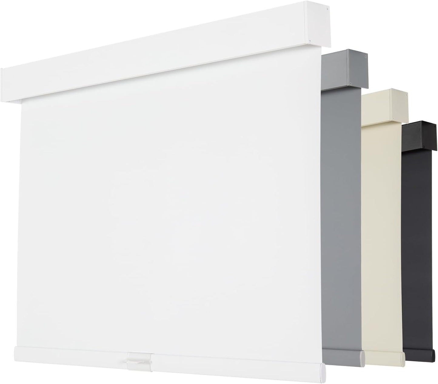 Persilux Blackout Roller Blinds for Indoor Windows, Cordless Roller Shades with Valance, Thermal Insulated Fabric Window Shades & Blinds, UV Protection Shades for Home and Bedroom (Black,22"W x 72"H)