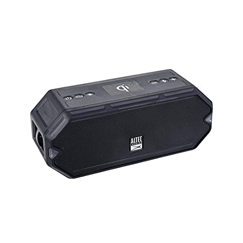 Altec Lansing - HydraBlast Wireless Portable Bluetooth Speaker, IP67 Waterproof for Parties, USB C Rechargeable Outdoor Speakers with Built in Phone Charger and LED Lights, 20 Hour Playtime
