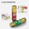 RX WELD Oxygen Acetylene Flashback Arrestors Set Regulator End - Standard "B" 9/16-18UNF Threads Size