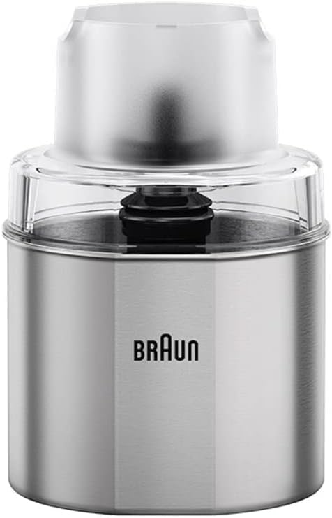 Braun MQS270SI Multiquick Coffee and Spice Grinder Hand Blender Attachment, 1.5-Cup