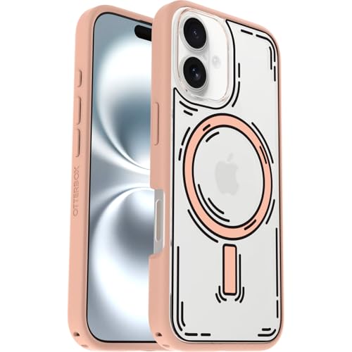 OtterBox iPhone 16 Symmetry Series Clear Case - Doodle Cover