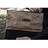 Barebones Neelum Zipper Pouch: Stylish Tool Bag & Travel Bag for Office Supplies, Makeup, and Chargers – Versatile Pencil Pouch with Durable Waxed Canvas and Water-Resistant Design (Large)
