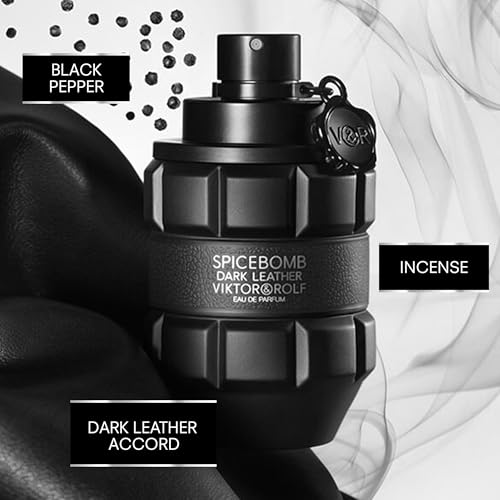 Viktor&Rolf Spicebomb Dark Leather Eau de Parfum Woody Cologne - 3.04 Oz