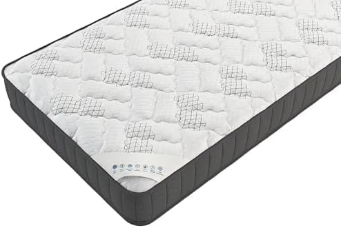 NEW - Ottomanson TWIN 9" HYBRID Mattress in a Box Made in USA, Firm Mattress, Hybrid Mattress Cool Improved Airflow with Edge to Edge Pocket Coil, Bed in A Box, Ottopedic - Retail $164