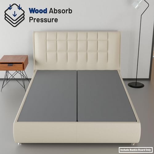 Zutan, 1.5-Inch Split Bunkie Board for Mattress/Bed, Fully Assembled, Improved Comfort and Support, King, Grey