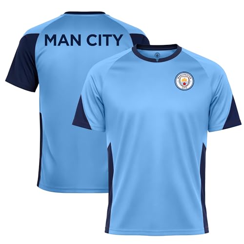 Manchester City MEDIUM Fc Game Day Jersey Inspired Polyshirt Shirt