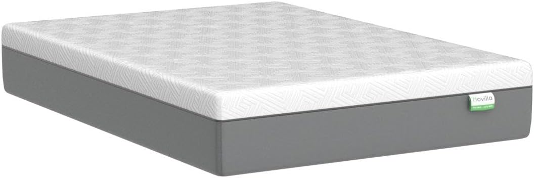 NEW - Novilla FULL 12 Inch Gel Memory Foam Full Size Mattress for Cool Night & Pressure Relief, Medium Plush Feel with Motion Isolating, Bliss - Retail $269