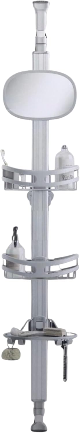 Artika Arruzo Shower Caddy, Silver - Retail $59