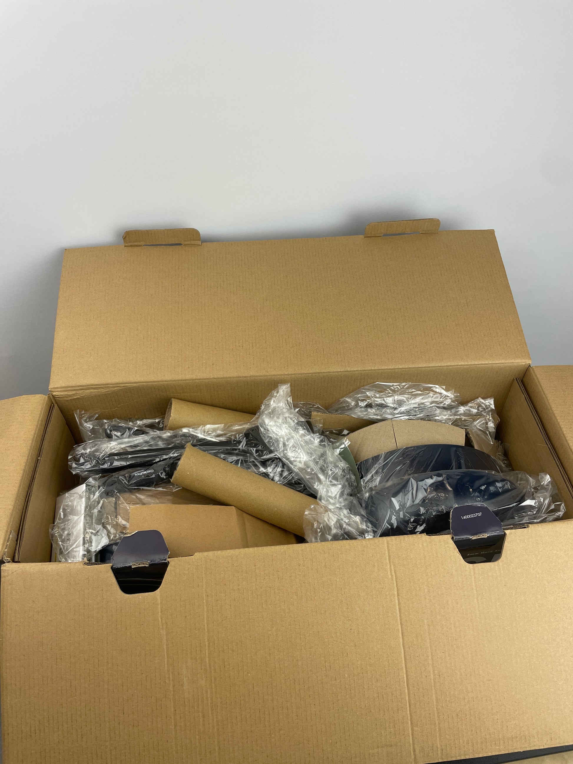 GreenPan GP5 Hard Anodized Healthy Ceramic Nonstick 14 Piece Cookware Pots and Pans Set,Heavy Gauge Scratch Resistant,Stay-Flat Surface, Induction, Mirror Finish Handle,Oven Safe,PFAS-Free, Blue - Retail $479