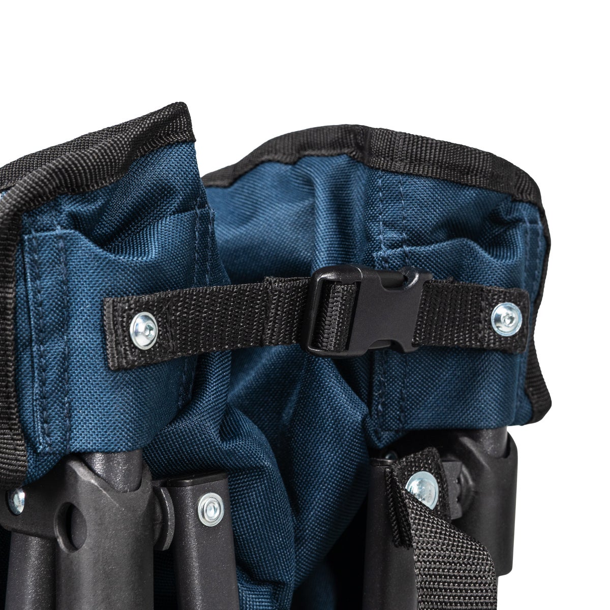 Timber Ridge Padded Folding Quad Chair with Side Organizer