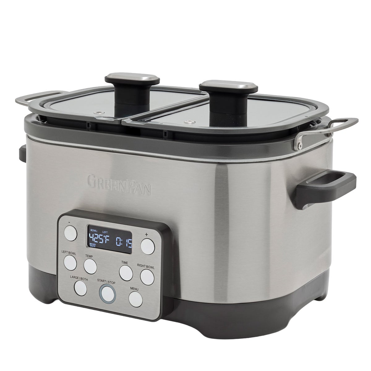 GreenPan 6QT Split Pot Slow Cooker