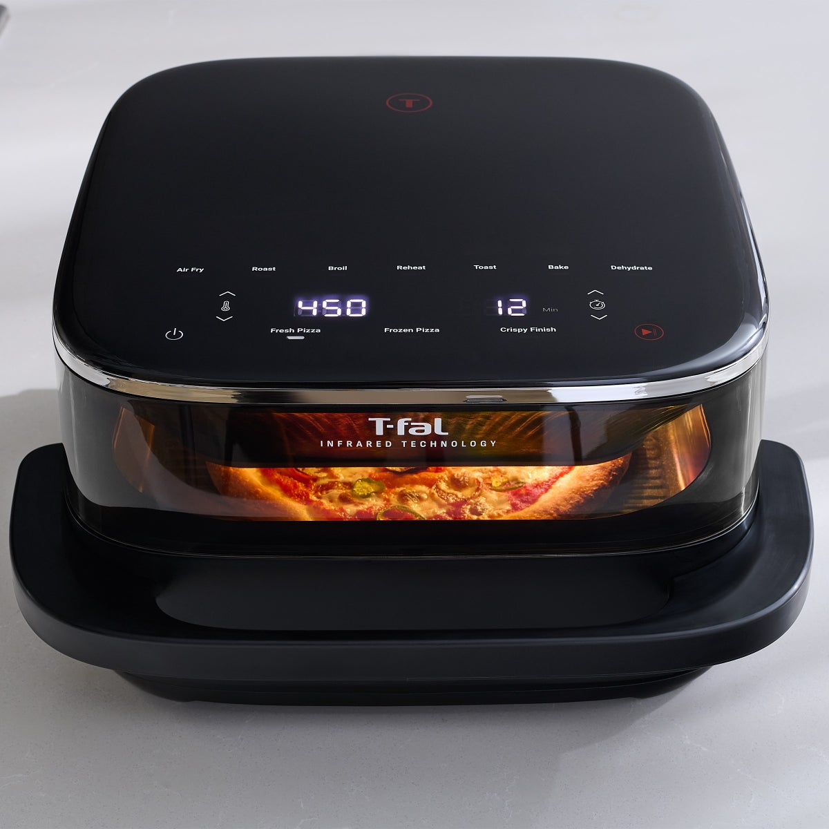 T-fal Surface XXL 6.3 Qt Infrared Air Fryer, 1800W, No Preheat, Black
