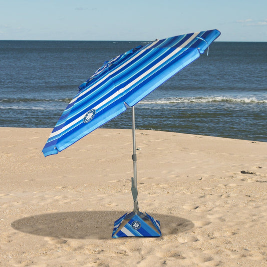 Tommy Bahama 7.5ft Beach Umbrella With Anchorx+