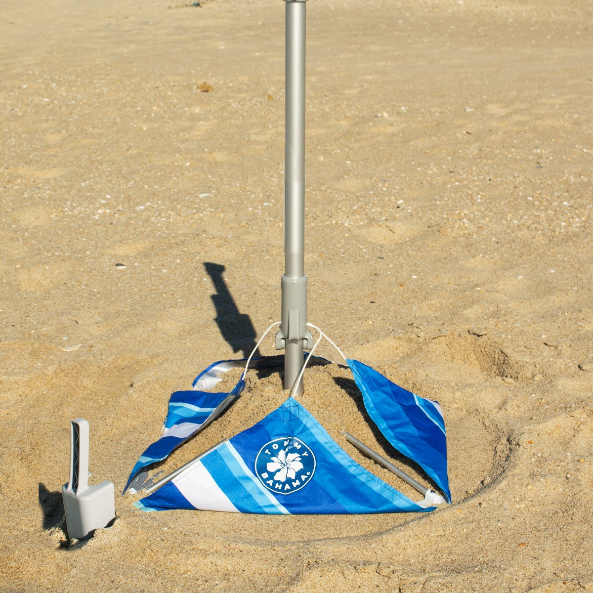 Tommy Bahama 7.5ft Beach Umbrella With Anchorx+
