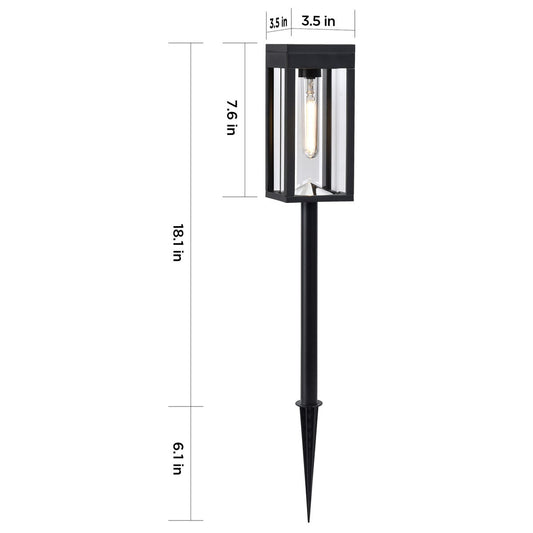 Lutec Solar LED Pathway Lights, 4-pack