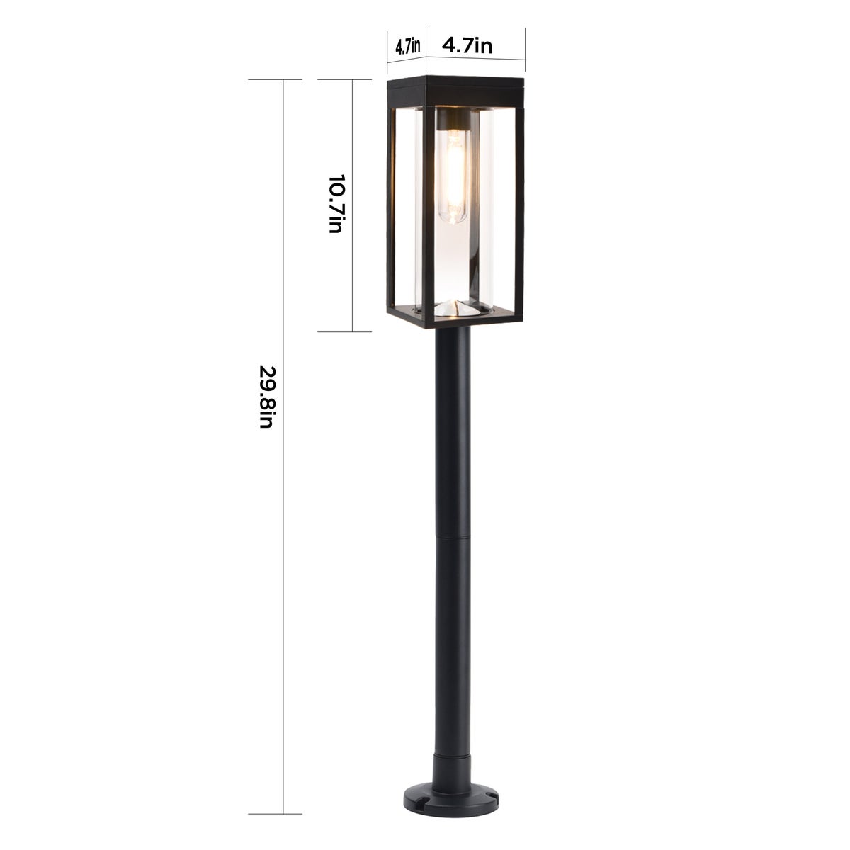 Lutec XL Solar LED Pathway Lights, 2-pack