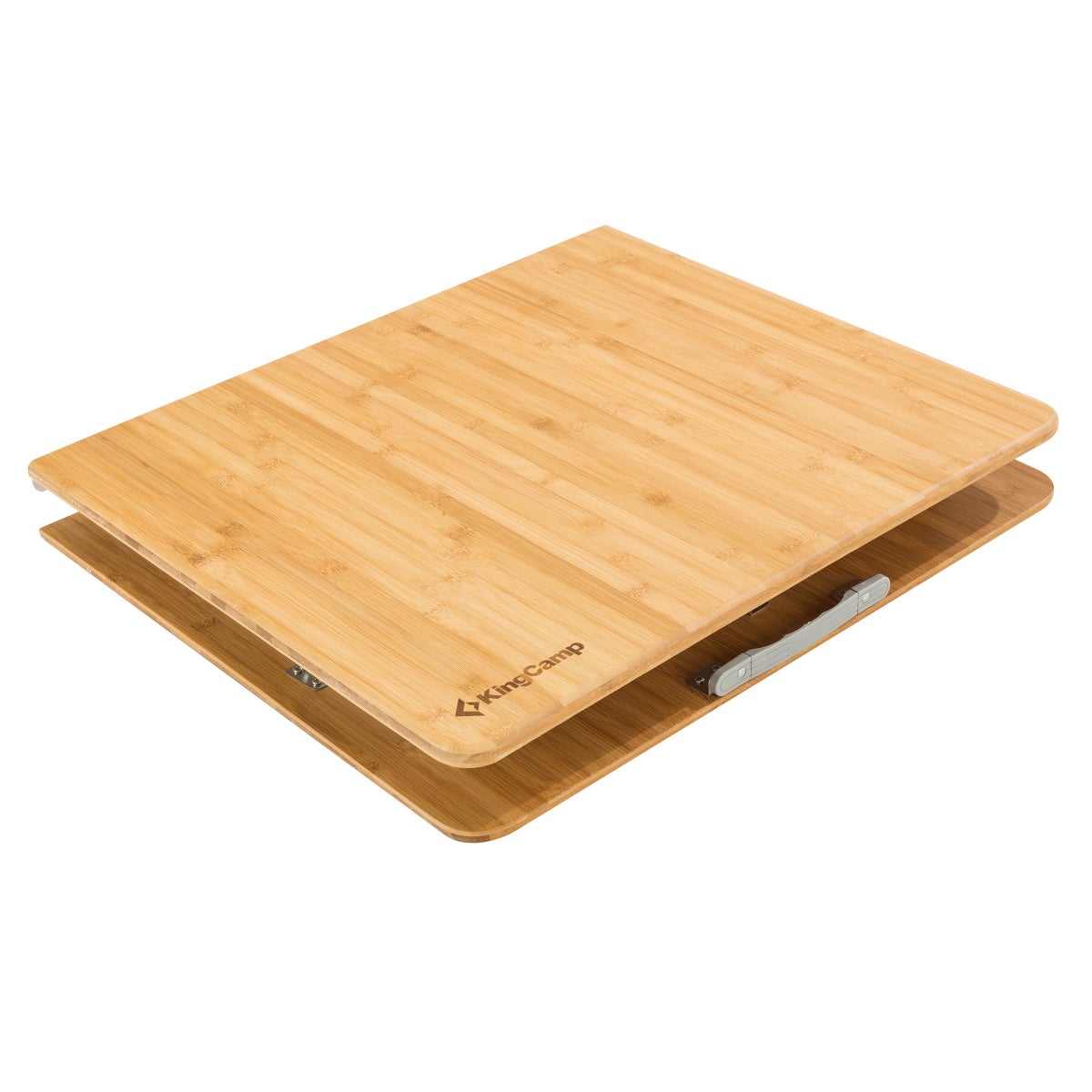 KingCamp Bamboo Folding Adjustable Height Portable Camping Table