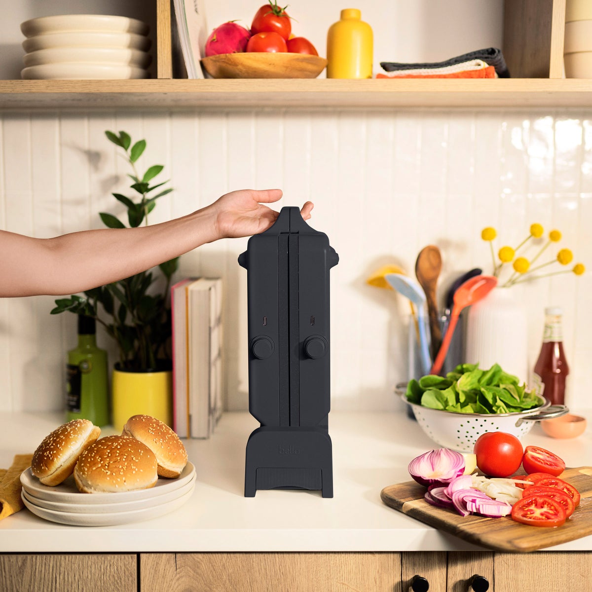 bella 12"x24" XL Fold and Store Griddle