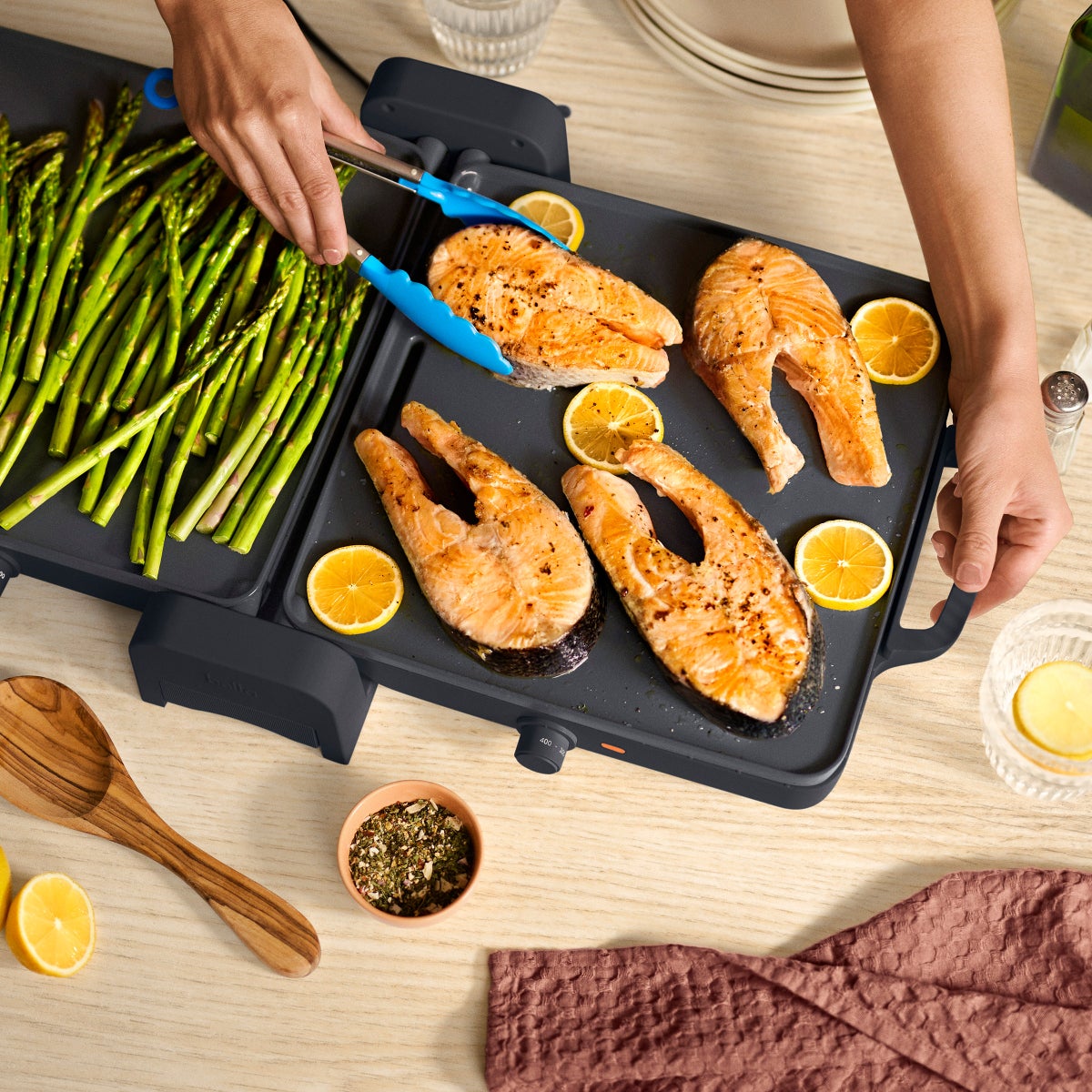 bella 12"x24" XL Fold and Store Griddle