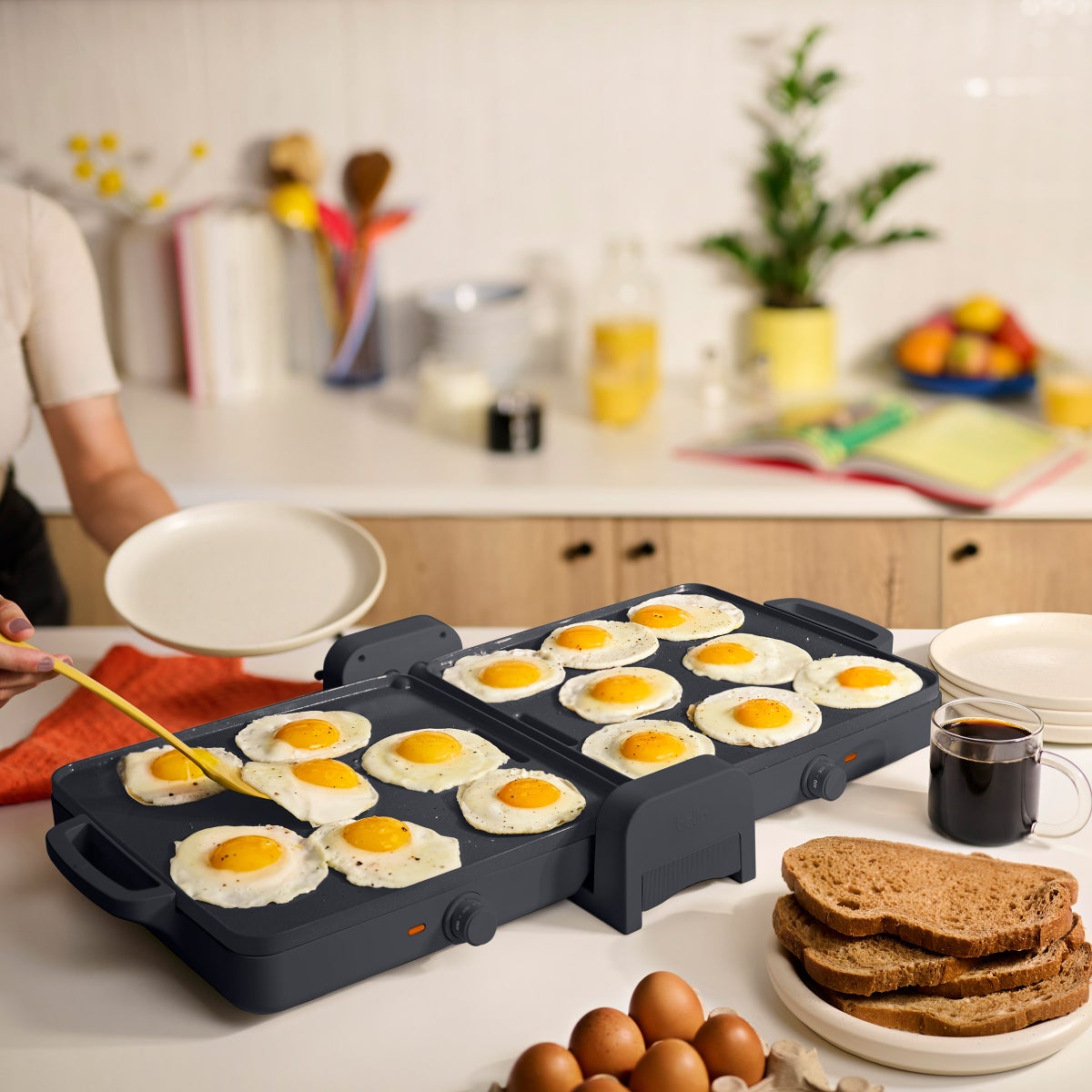 bella 12"x24" XL Fold and Store Griddle