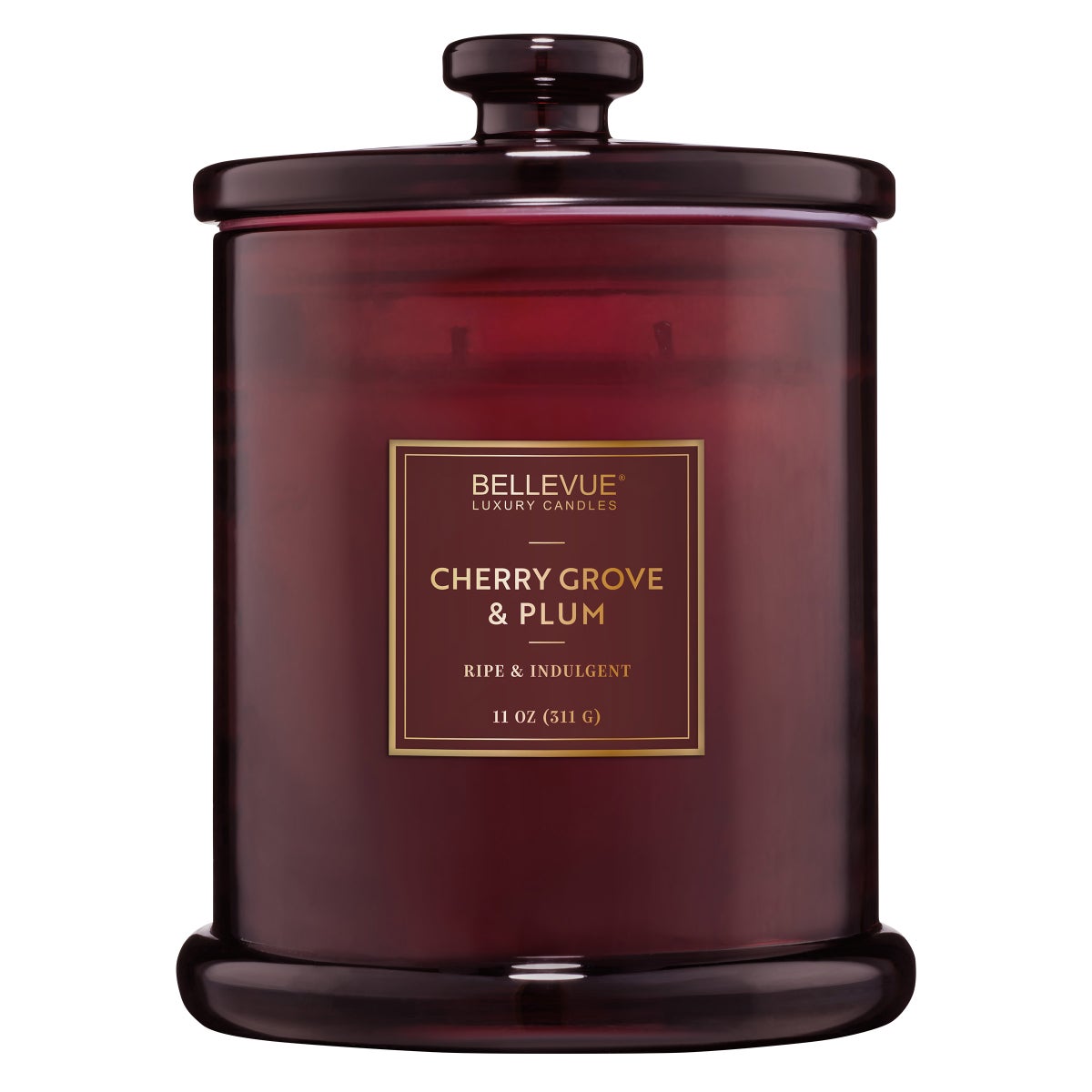 Bellevue Luxury 11 oz. Glass Candle, Set of 4