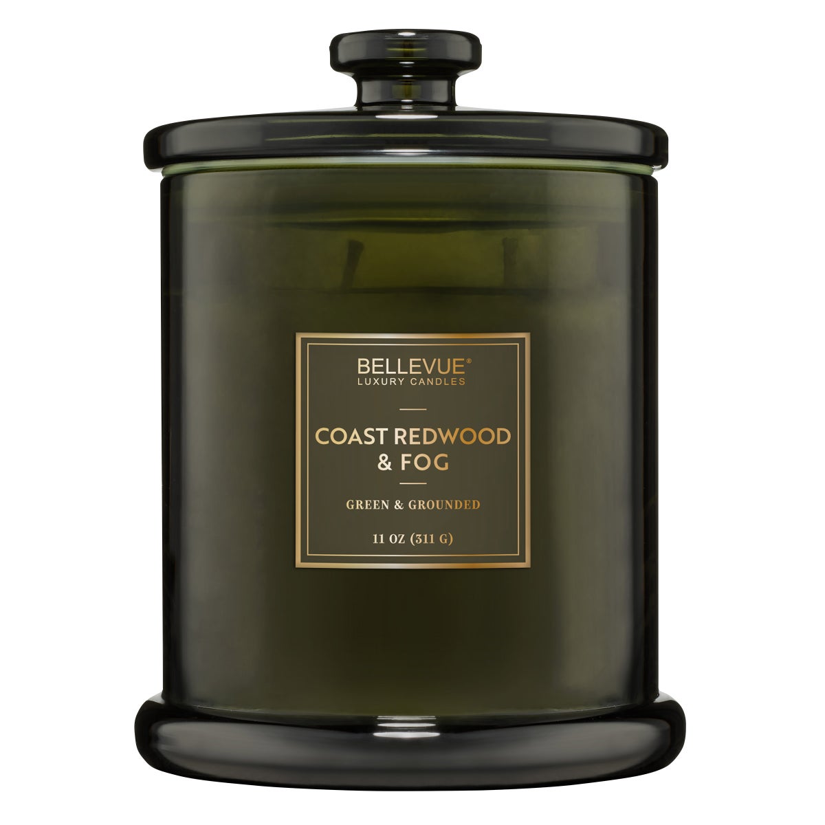 Bellevue Luxury 11 oz. Glass Candle, Set of 4