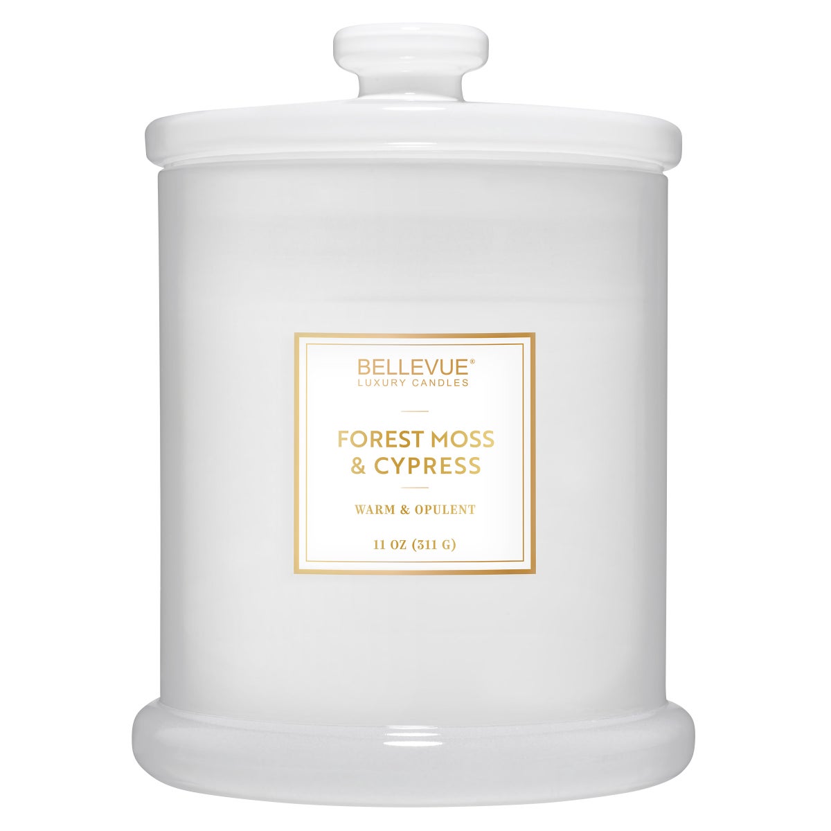 Bellevue Luxury 11 oz. Glass Candle, Set of 4