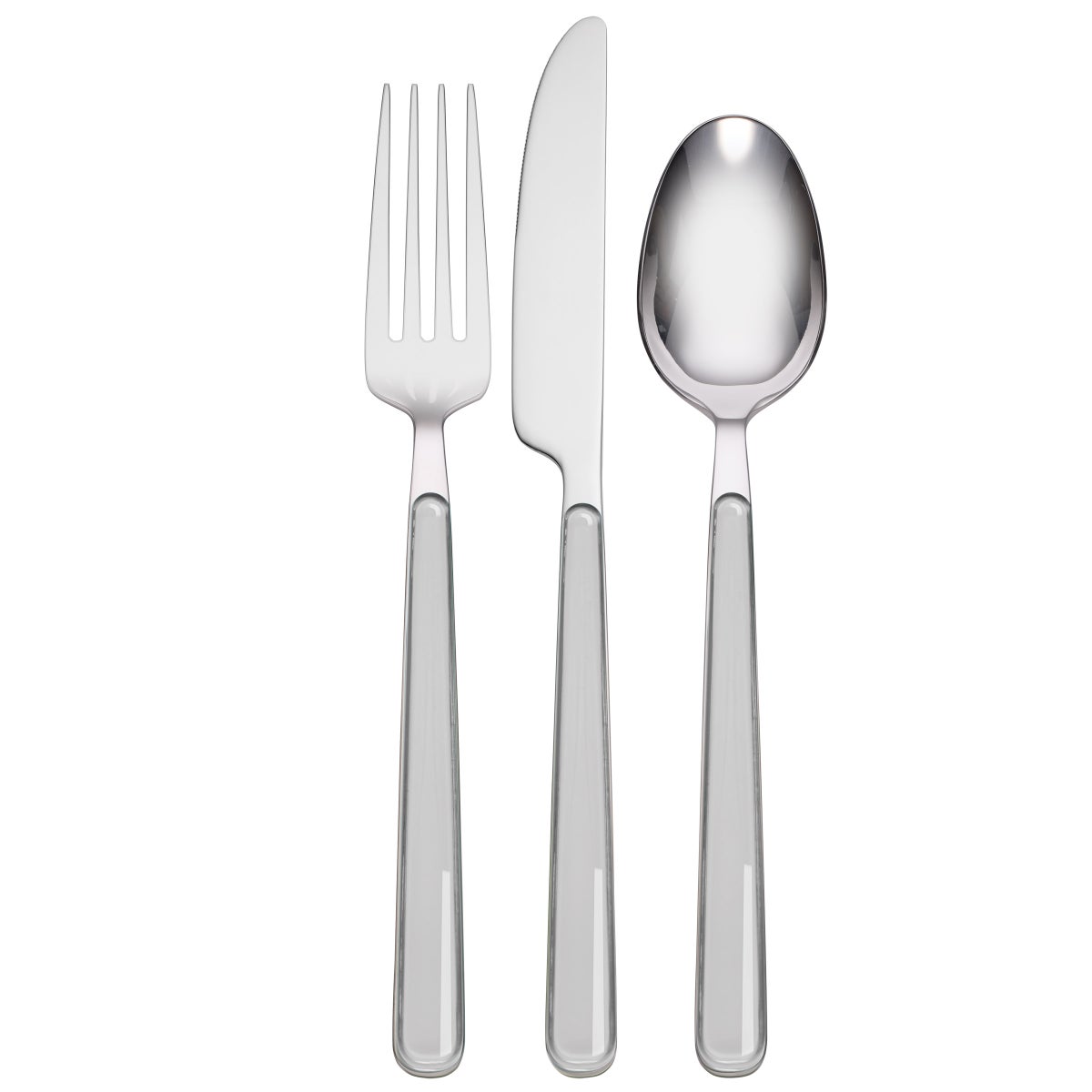 Oneida 24-piece Flatware Set with Caddy - Gray