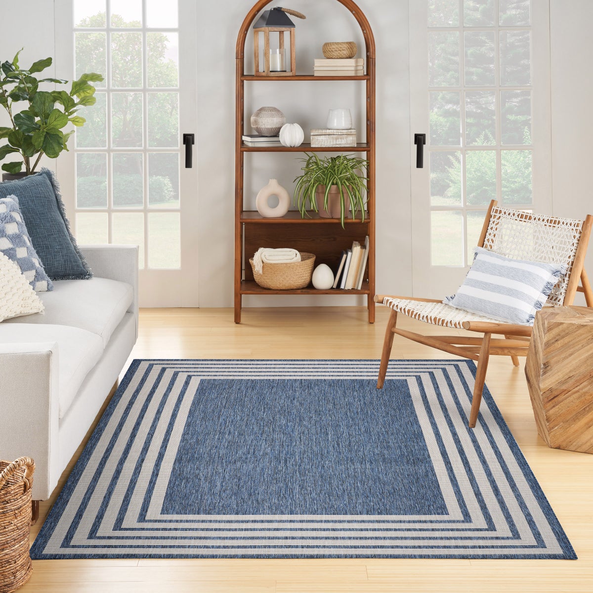 Nourison Garden Spring Indoor/Outdoor Rug, Haven, 7' 10" x 9' 10"