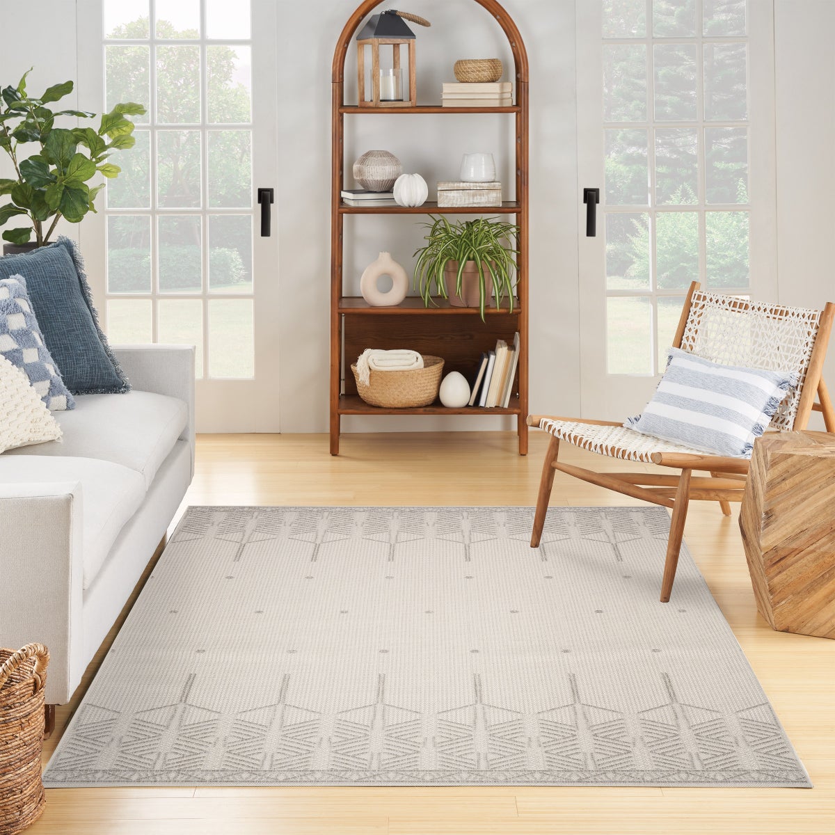 Nourison Garden Spring Indoor/Outdoor Rug, Grove, 6'6” x 9'2”