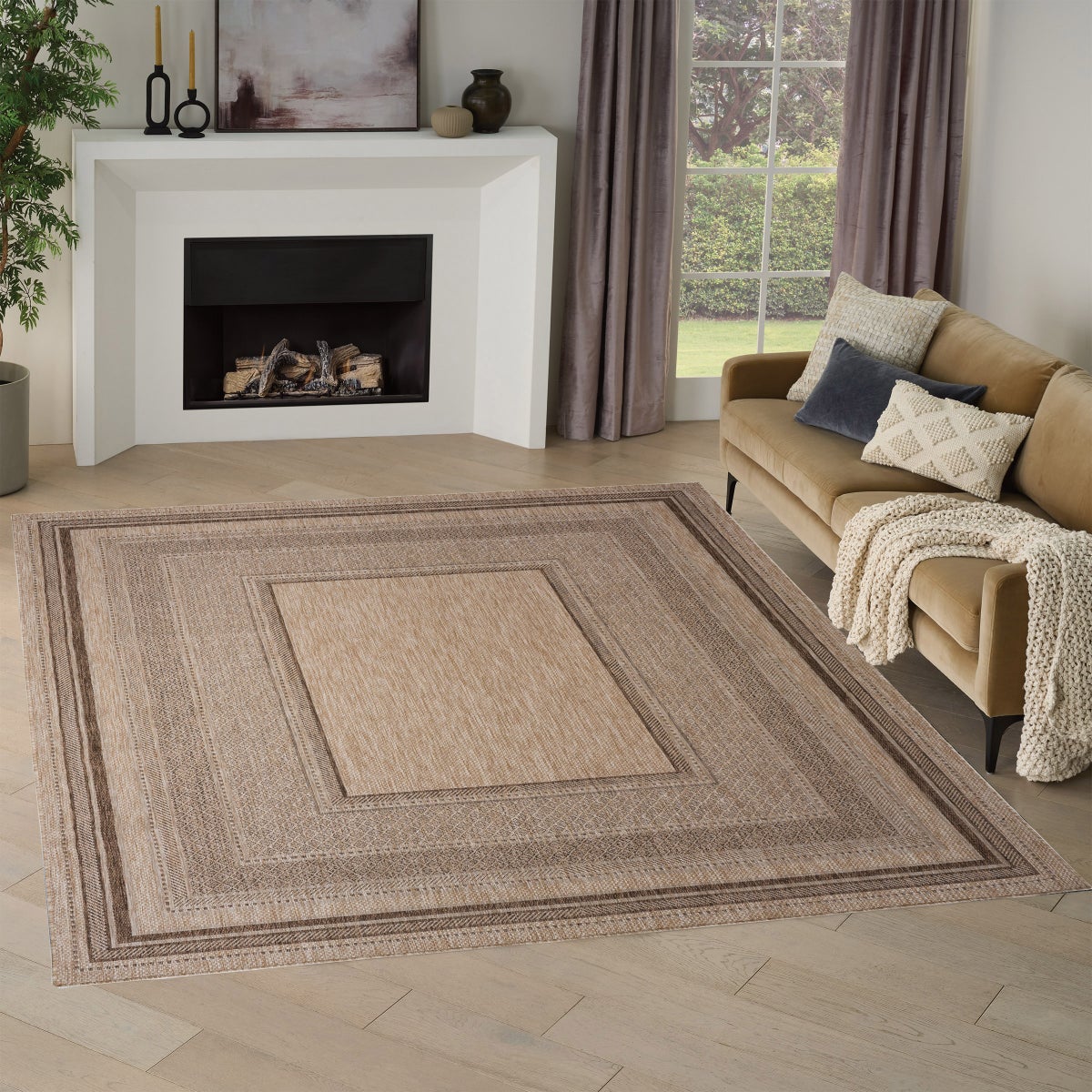 Nourison Garden Spring Indoor/Outdoor Area Rug, Hillside, 6'6" x 9'2"