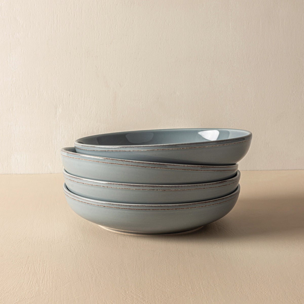 Over&Back Lake Como 16-piece Dinnerware Set In Blue
