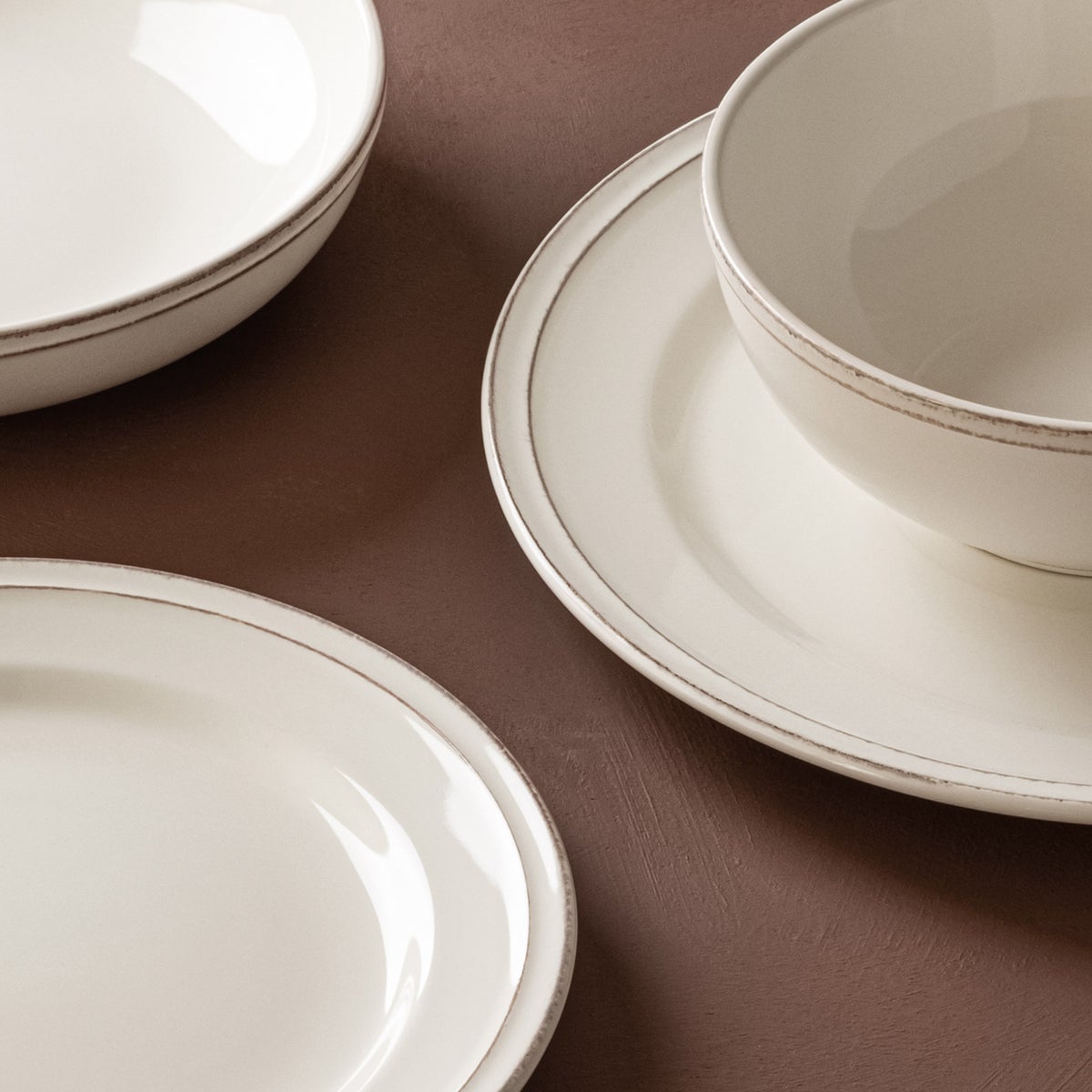Over&Back Lake Como 16-piece Dinnerware Set In Ivory