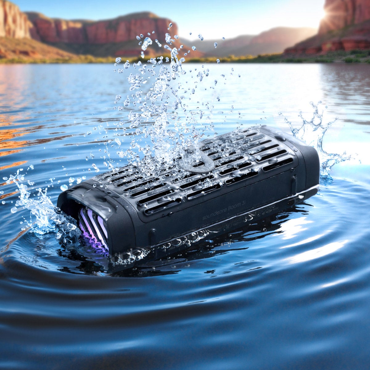 Soundcore Boom 3i Outdoor Waterproof Bluetooth Speaker, Black