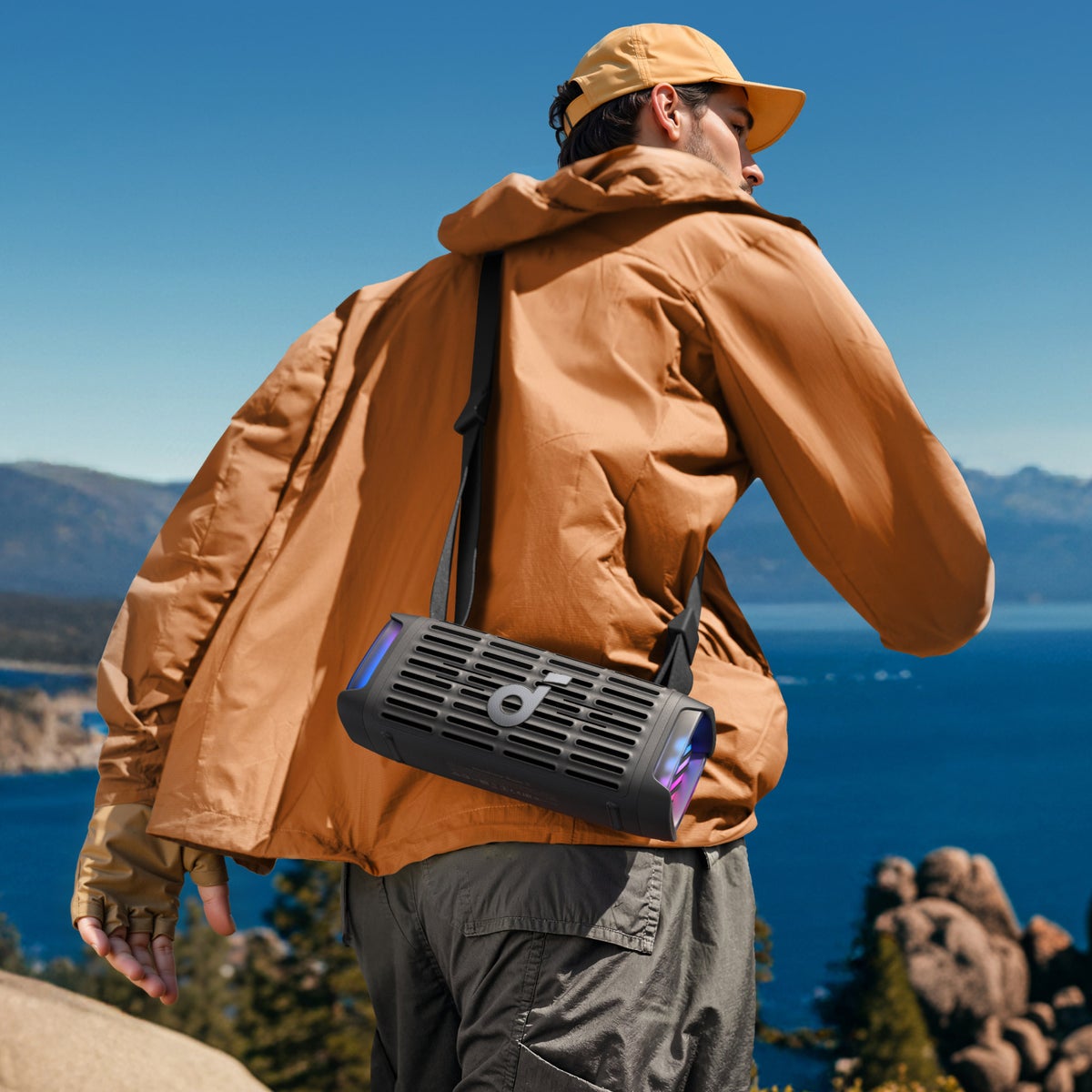 Soundcore Boom 3i Outdoor Waterproof Bluetooth Speaker, Black