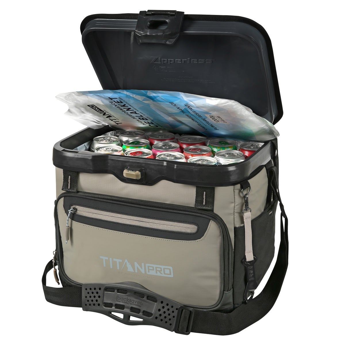 Titan PRO by Arctic Zone 40 Can Iceless Zipperless Cooler
