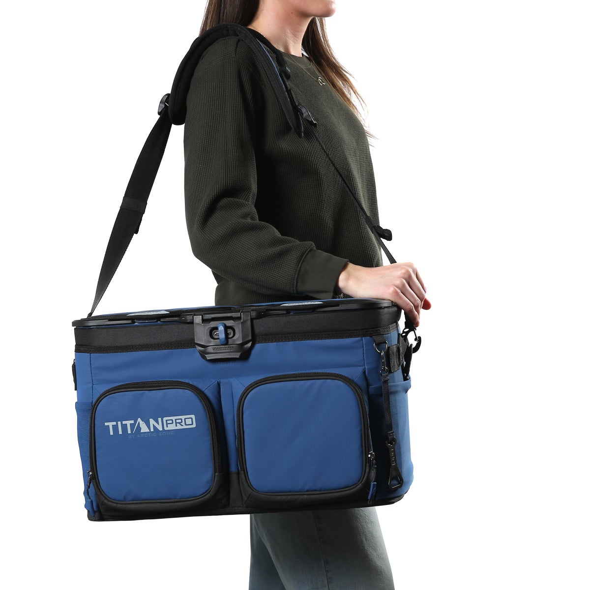 Titan PRO by Arctic Zone 48 Can Triple Zipperless Cooler