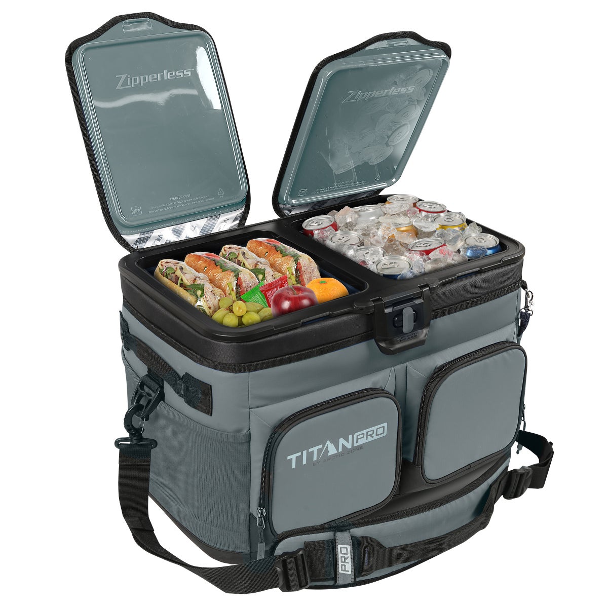 Titan PRO by Arctic Zone 48 Can Triple Zipperless Cooler