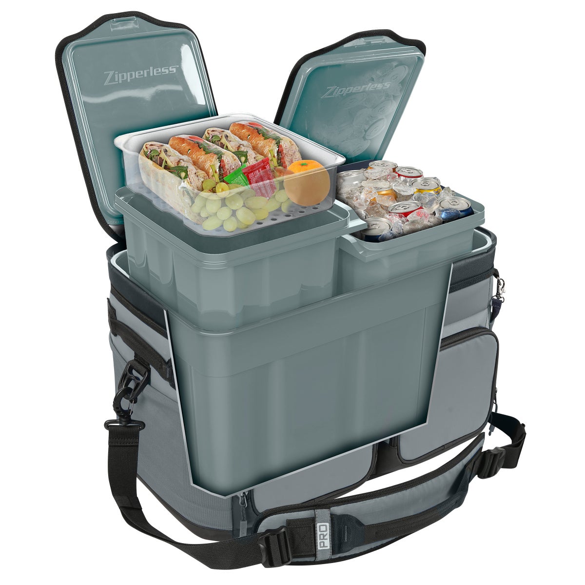 Titan PRO by Arctic Zone 48 Can Triple Zipperless Cooler
